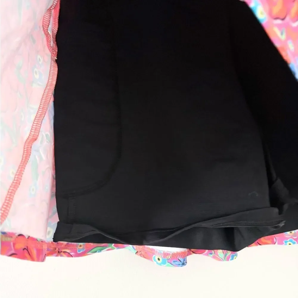 Dōna Jō Tennis Athletic Skirt Skort in Pink Multi Floral Size 1 (S)